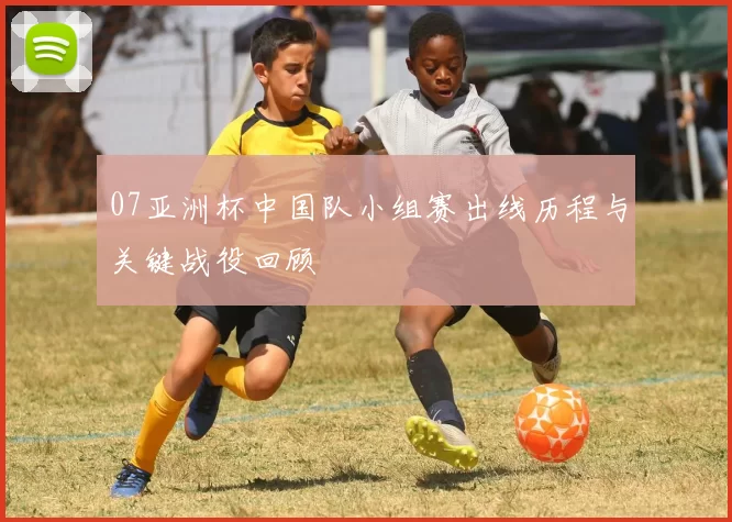 07亚洲杯中国队小组赛出线历程与关键战役回顾